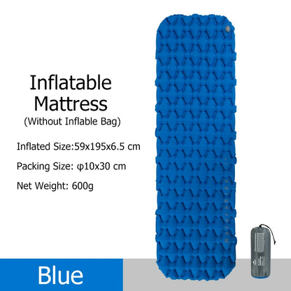Inflatable Mattress Camping Mattress Air Mattress Ultralight Outdoor Sleeping Pad Folding Bed Hiking Sleeping Mat